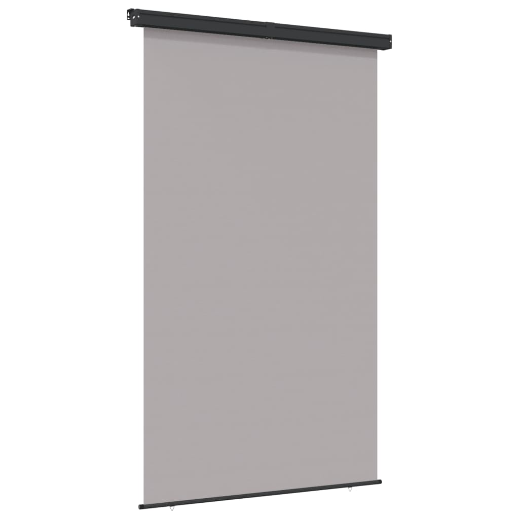 Toldo lateral para varanda 140x250 cm cinzento