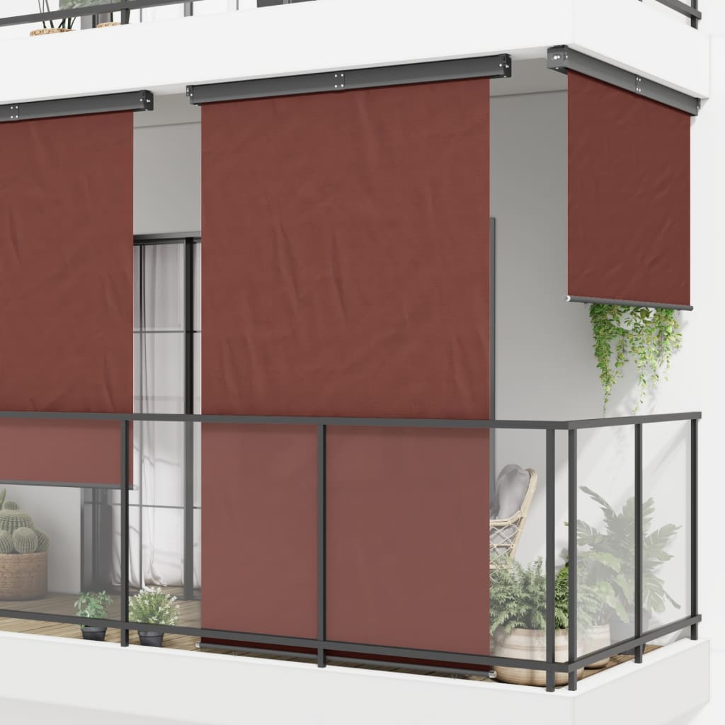 Toldo lateral para varanda 160x250 cm castanho