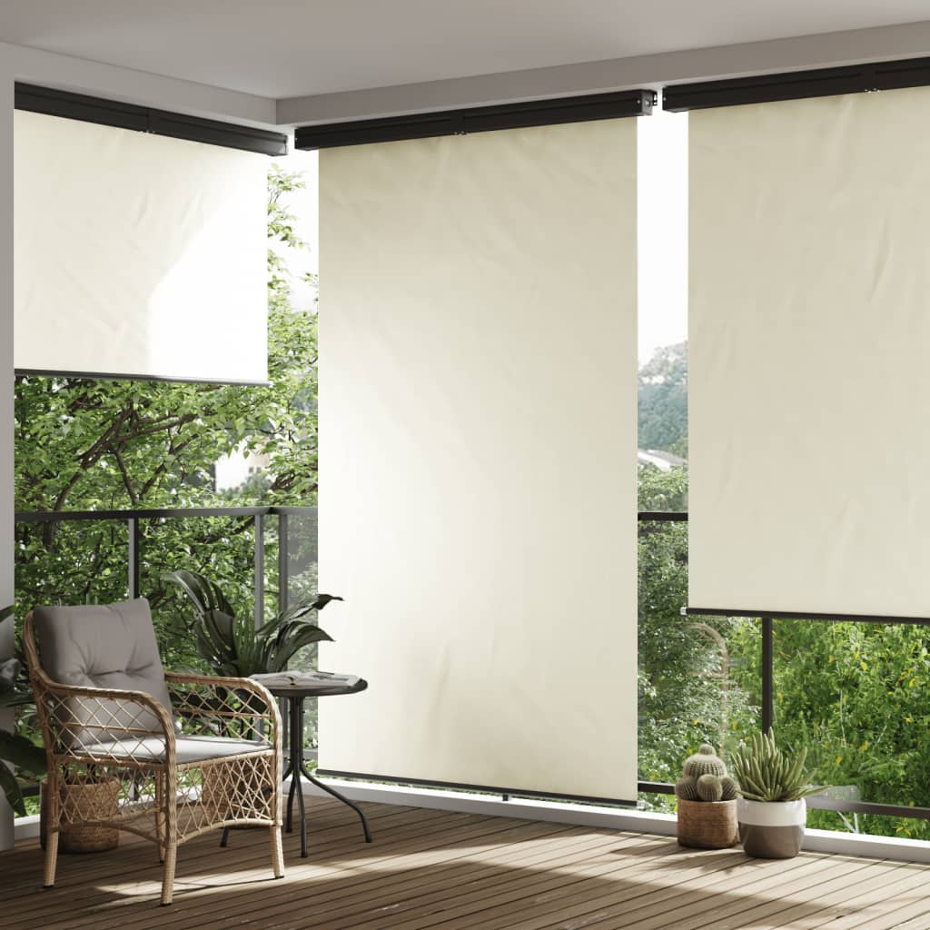 Toldo lateral para varanda 170x250 cm cor creme