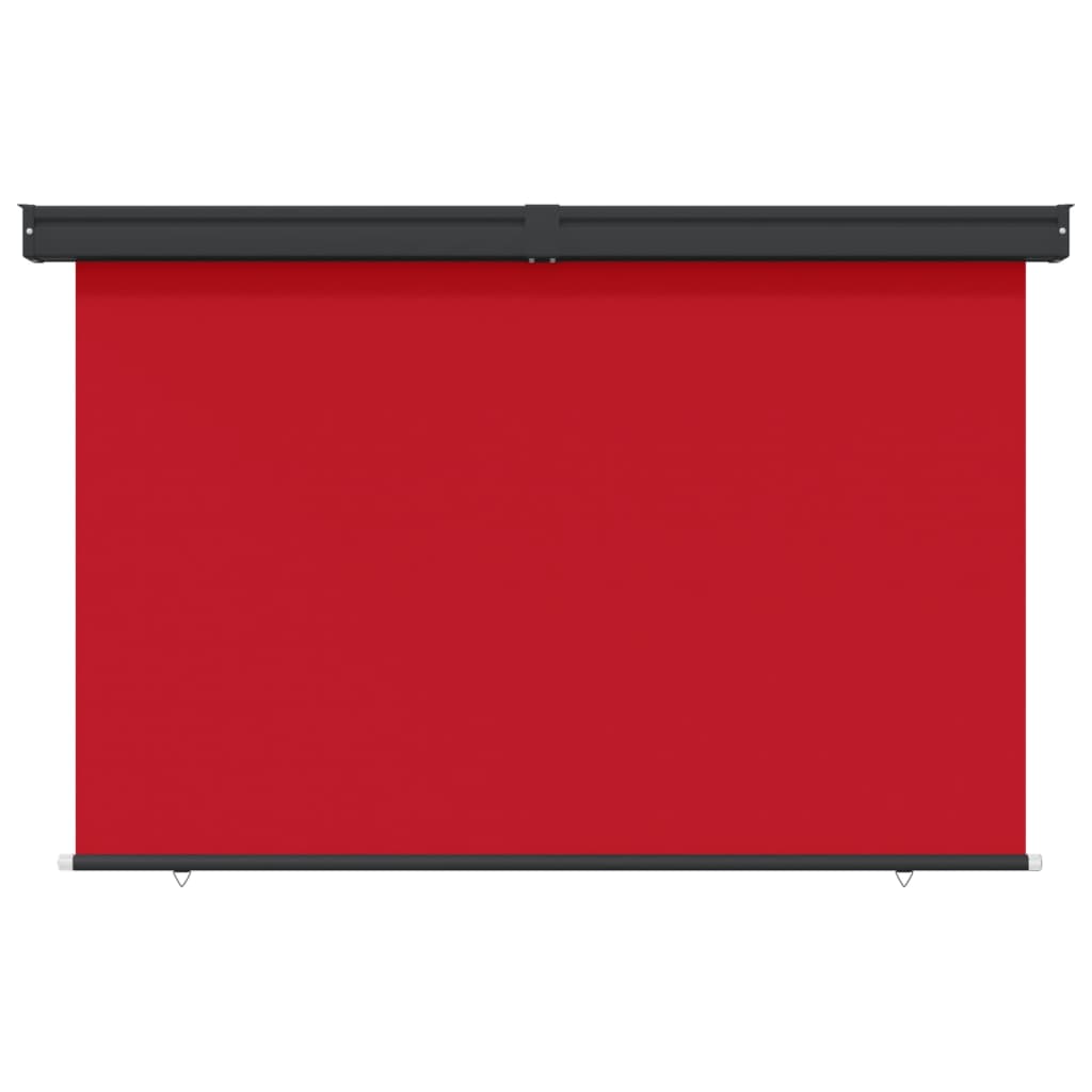 Toldo lateral para varanda 170x250 cm vermelho