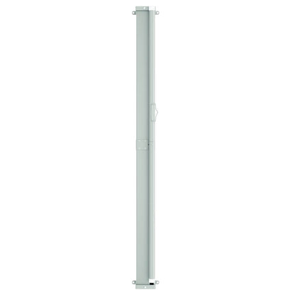 Toldo lateral retrátil para pátio 117x600 cm cor creme