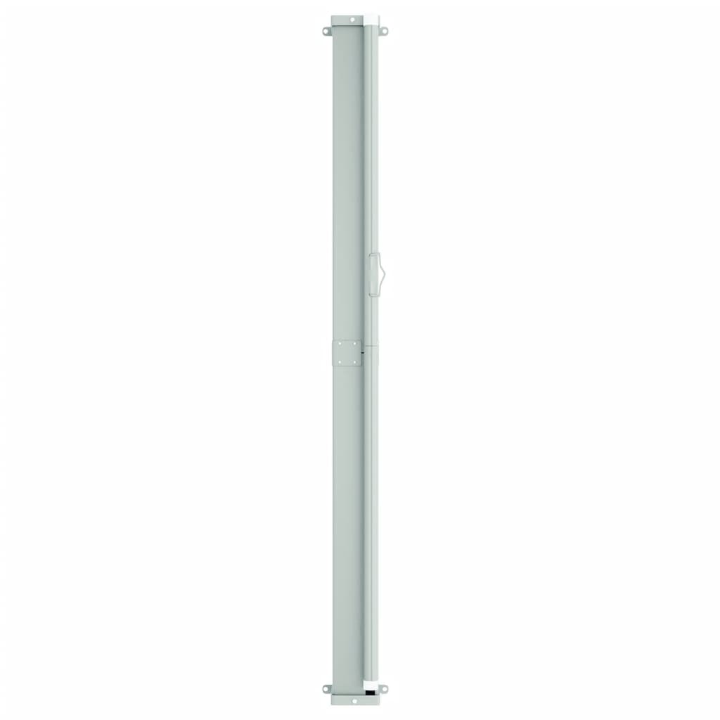 Toldo lateral retrátil para pátio 220x600 cm cor creme