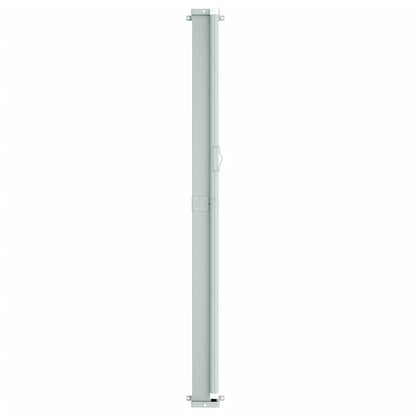 Toldo lateral retrátil para pátio 220x600 cm cor creme