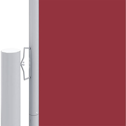 Toldo lateral retrátil 180x600 cm vermelho