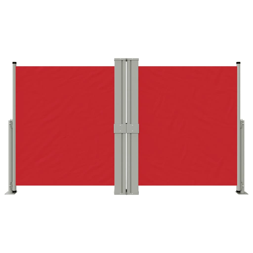 Toldo lateral retrátil 140x1200 cm vermelho