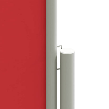 Toldo lateral retrátil 140x1200 cm vermelho