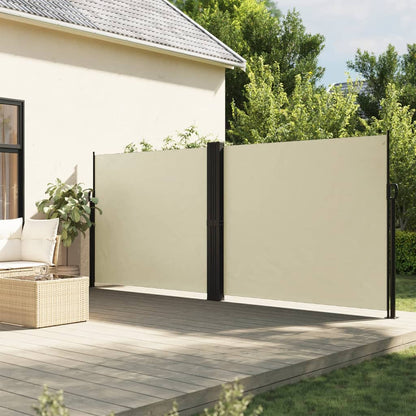 Toldo lateral retrátil 160x1200 cm cor creme