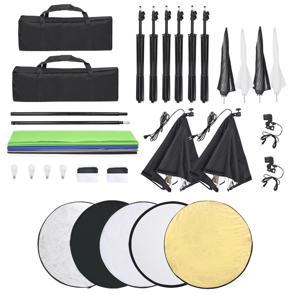 Kit de iluminação para estúdio fotográfico