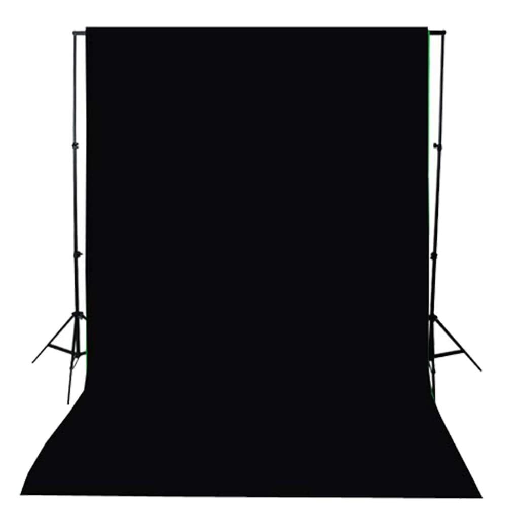 Kit de estúdio fotográfico com conjunto de iluminação e fundo