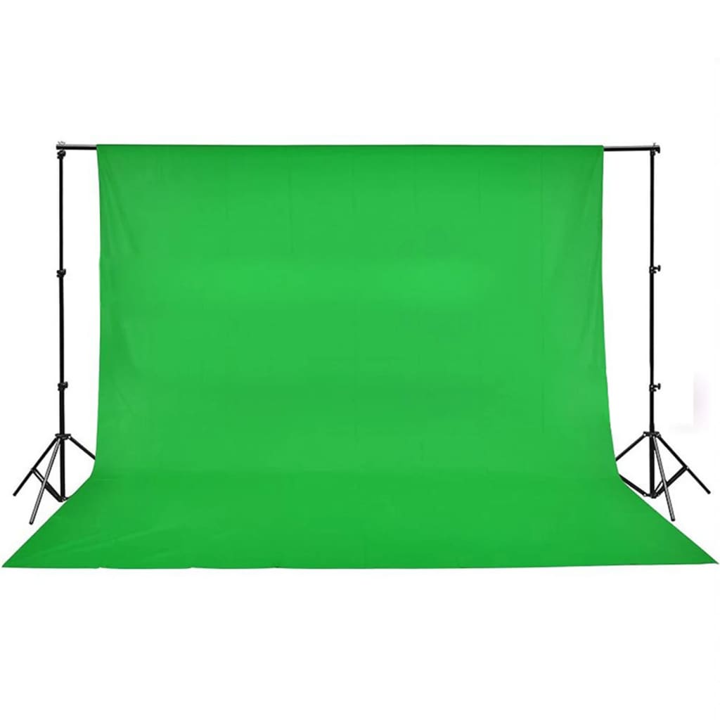 Kit de estúdio fotográfico com conjunto de iluminação e fundo