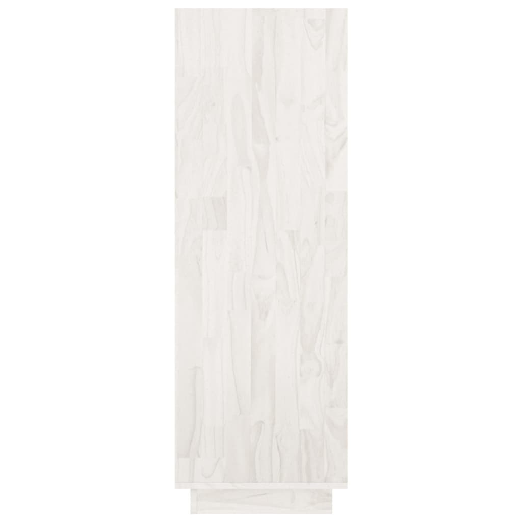 Estante/divisória 80x35x103 cm pinho maciço branco