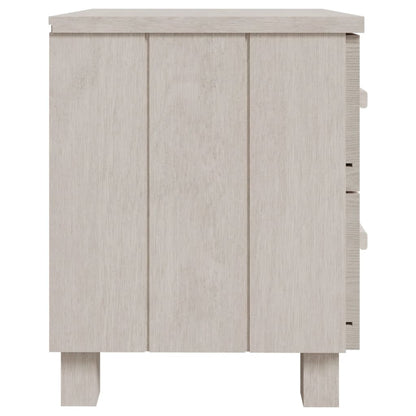 Mesa de cabeceira HAMAR 40x35x44,5 cm pinho maciço branco