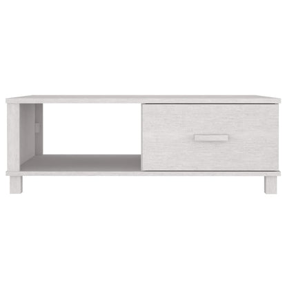 Mesa de centro HAMAR 100x55x35 cm pinho maciço branco