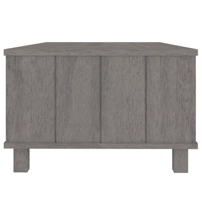 Mesa de centro HAMAR 100x55x35 cm pinho maciço cinza-claro