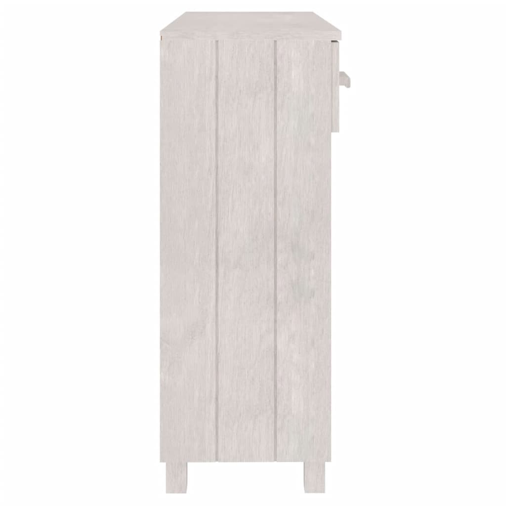 Mesa consola HAMAR 90x35x90 cm pinho maciço branco