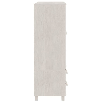 Roupeiro HAMAR 99x45x137 cm pinho maciço branco