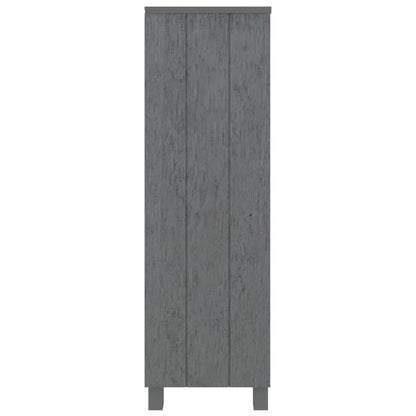 Estante HAMAR 85x35x112 cm pinho maciço cinza-escuro