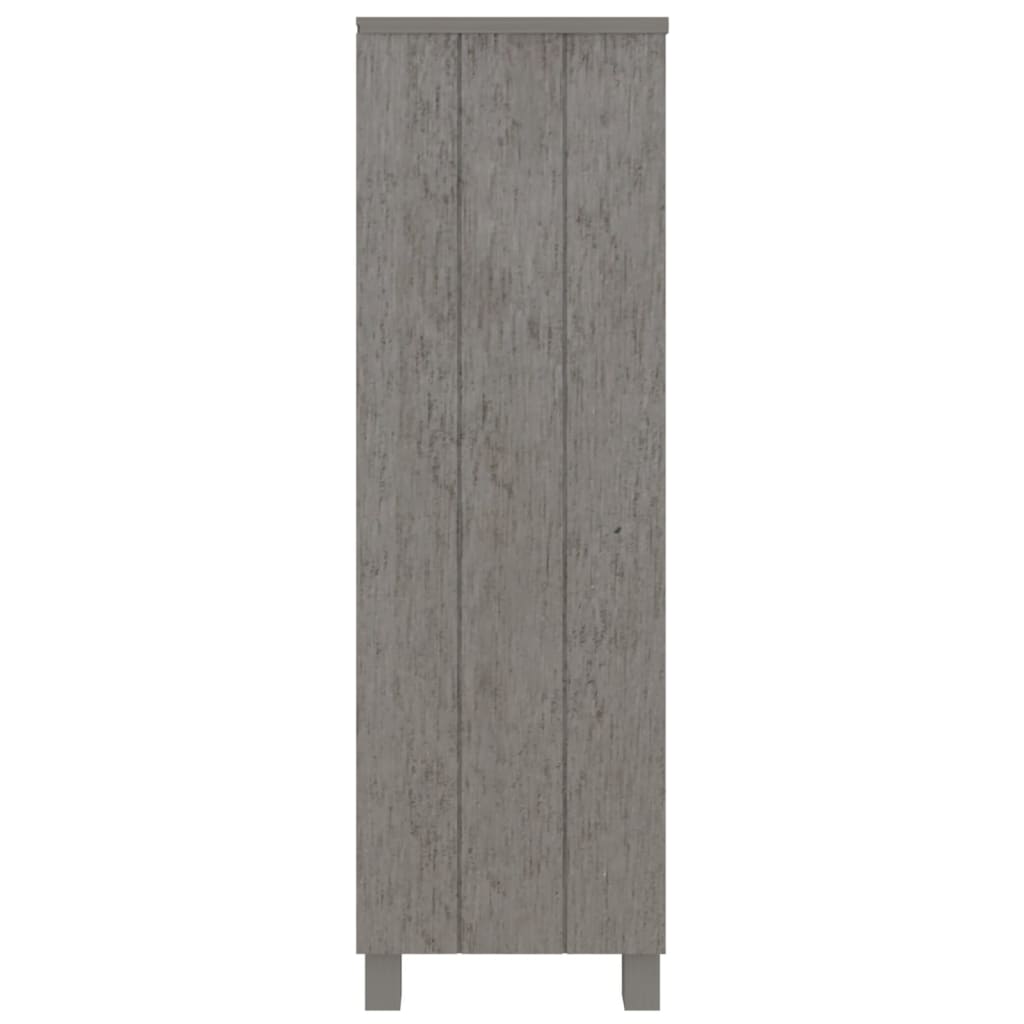 Estante HAMAR 85x35x112 cm pinho maciço cinza-claro