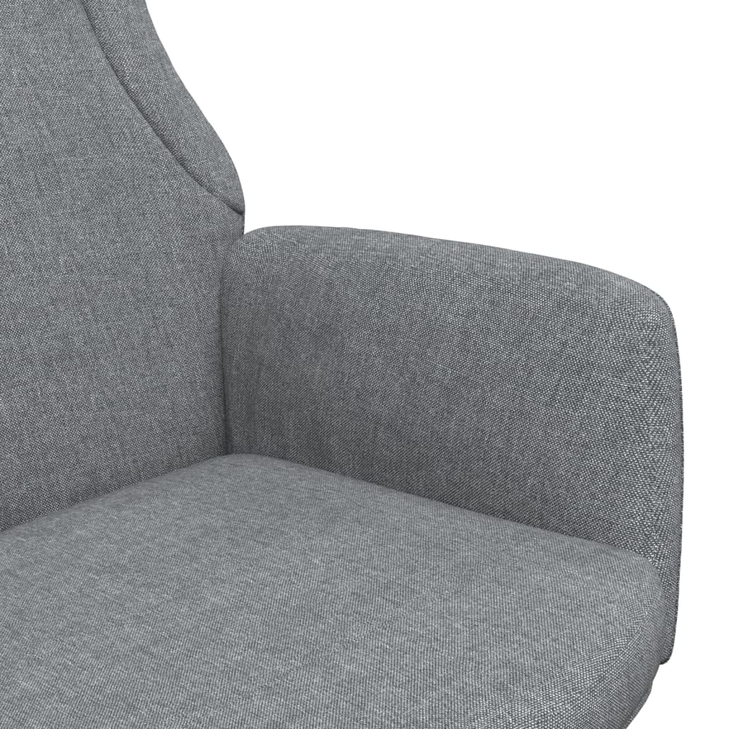 Poltrona Kalani WingBack em Tecido - Cinzento-Claro - Design Nórdico