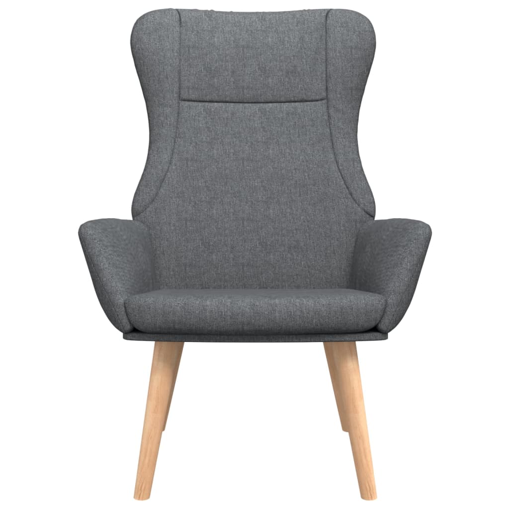 Poltrona Kalani WingBack em Tecido - Cinzento-Escuro - Design Nórdico