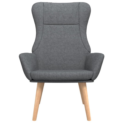 Poltrona Kalani WingBack em Tecido - Cinzento-Escuro - Design Nórdico