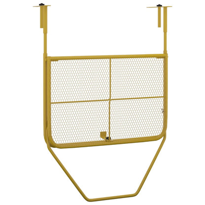 Mesa para varanda 60x40 cm aço dourado