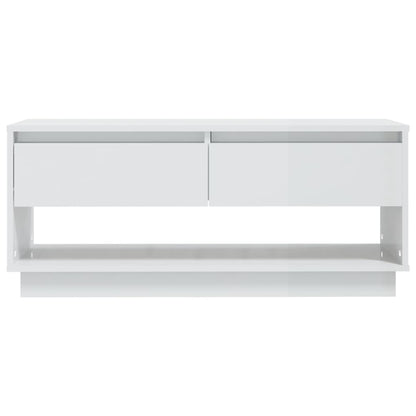 Móvel de TV 102x41x44 cm aglomerado branco brilhante