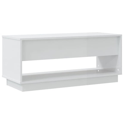 Móvel de TV 102x41x44 cm aglomerado branco brilhante