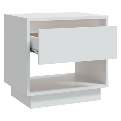 Mesa de cabeceira 45x34x44 cm contraplacado branco