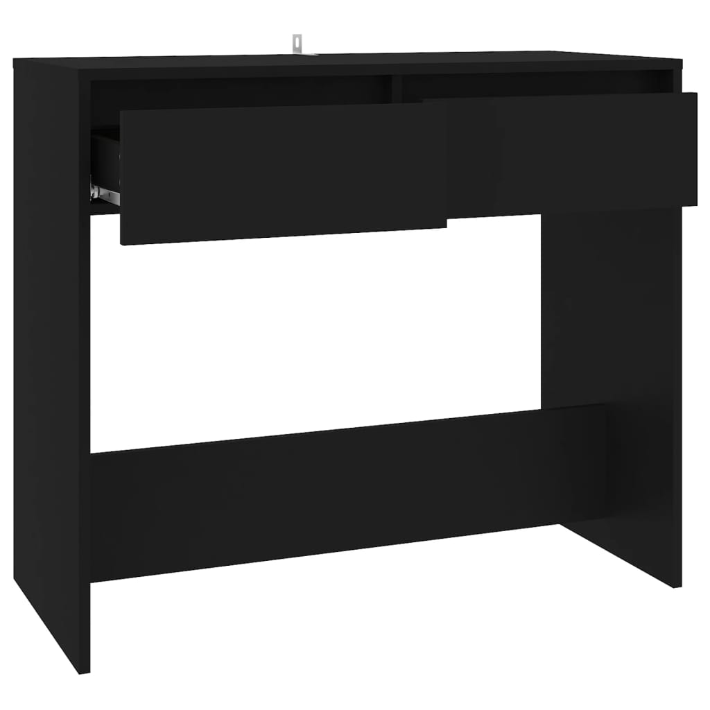 Mesa consola 89x41x76,5 cm aço preto