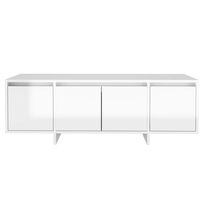 Móvel de TV Endy de 120cm - Branco Brilhante - Design Moderno