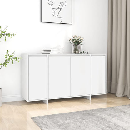 Aparador Endy de 135 cm - Branco - Design Moderno