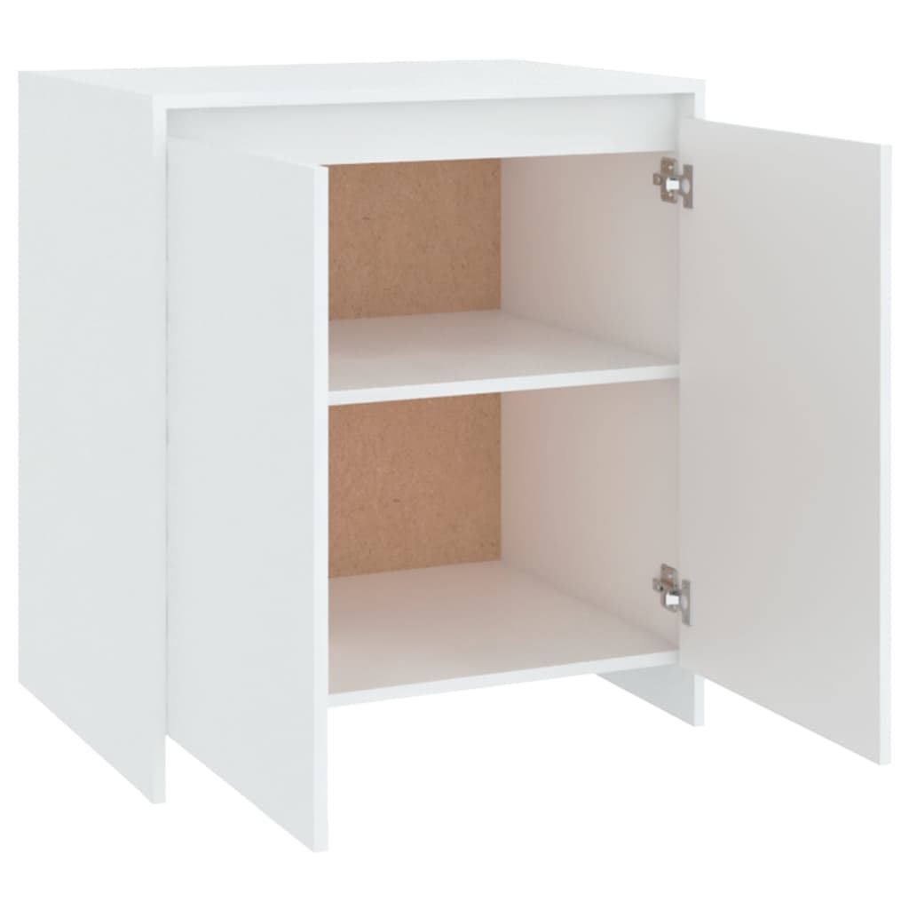 Aparador Endy com 2 Portas de 70 cm - Branco - Design Moderno