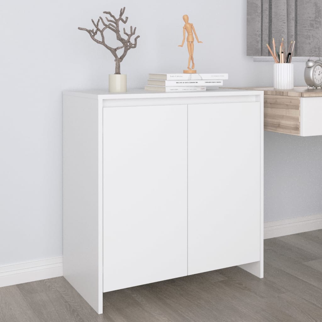 Aparador Endy com 2 Portas de 70 cm - Branco - Design Moderno