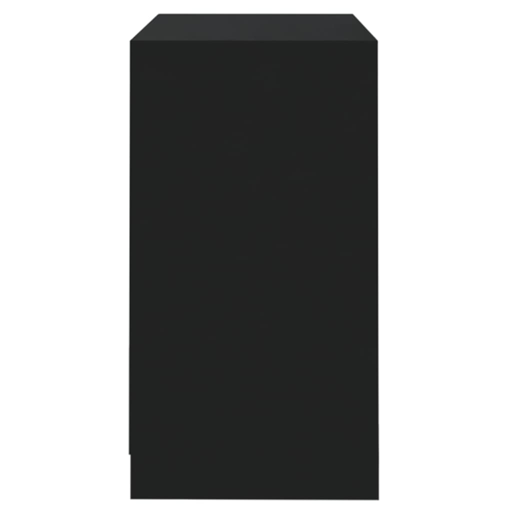 Aparador Endy com 2 Portas de 70 cm - Preto - Design Moderno