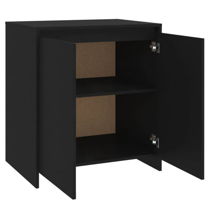 Aparador Endy com 2 Portas de 70 cm - Preto - Design Moderno