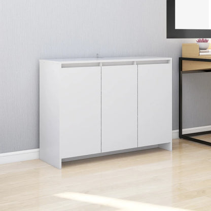 Aparador Endy de 3 Portas de 102 cm - Branco - Design Moderno