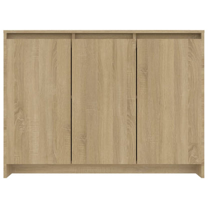 Aparador Endy de 3 Portas - Carvalho - Design Moderno