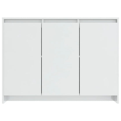 Aparador Endy de 3 Portas - Branco Brilhante - Design Moderno