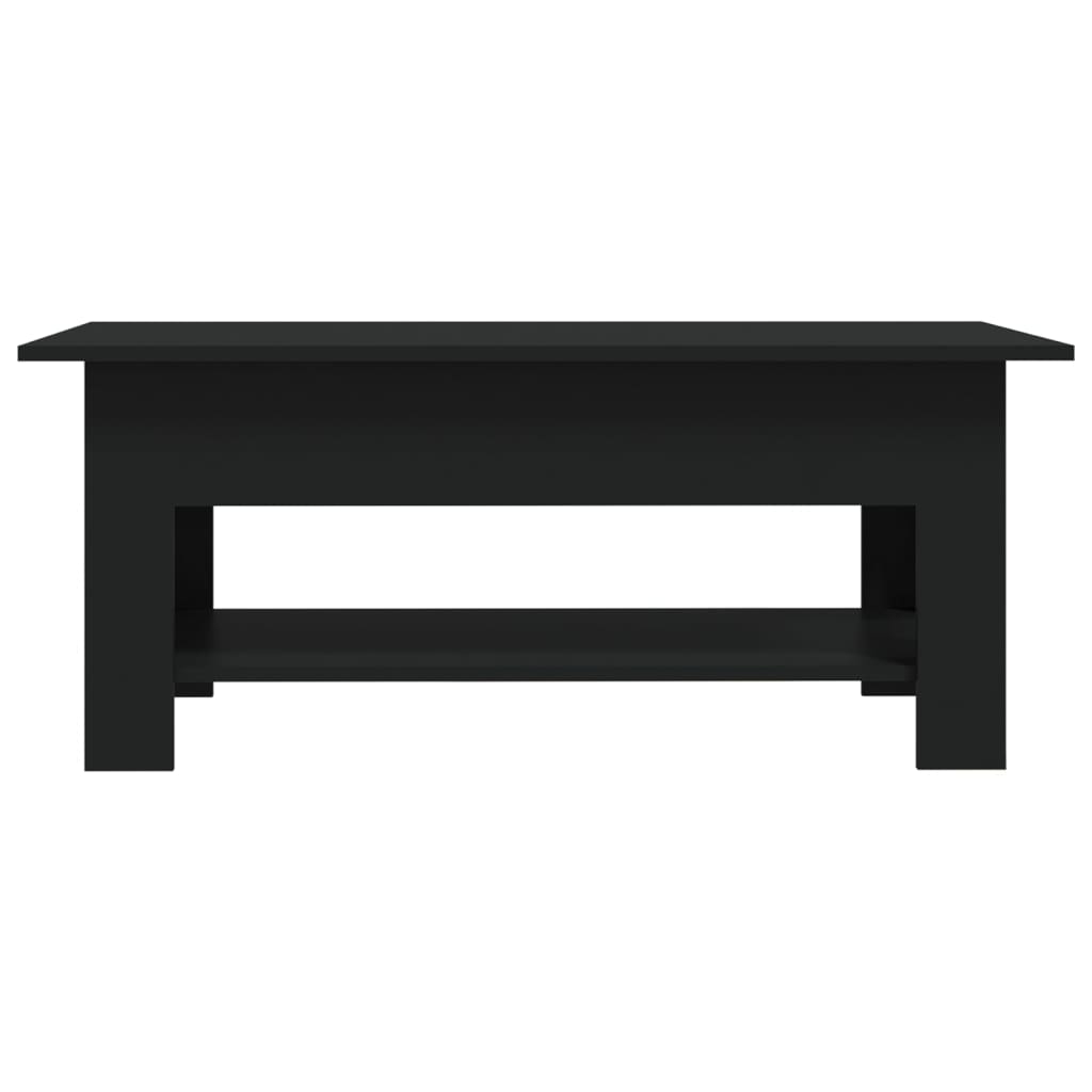 Mesa de centro 102x55x42 cm contraplacado preto