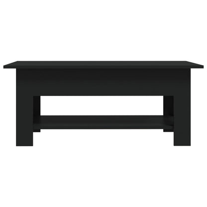 Mesa de centro 102x55x42 cm contraplacado preto