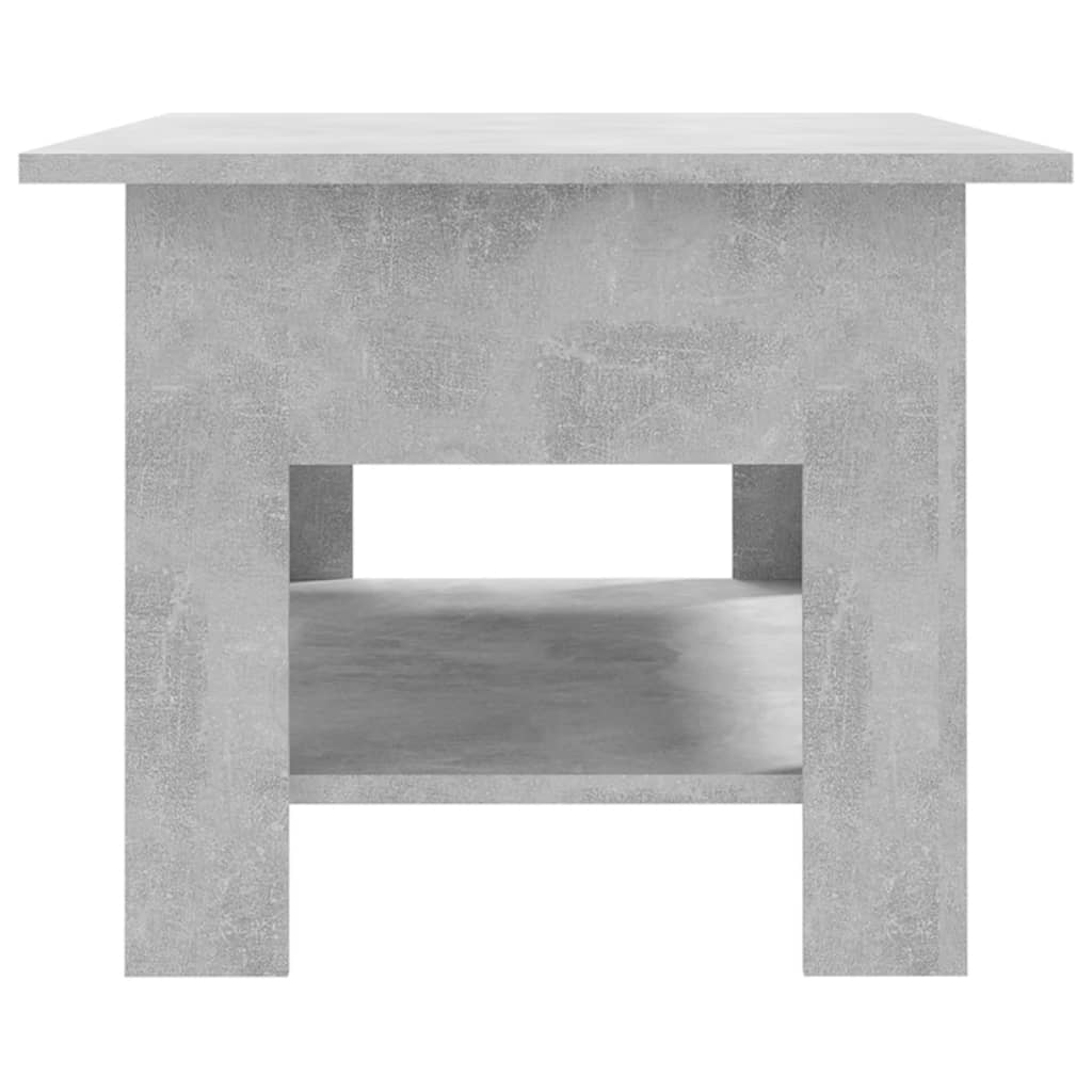 Mesa de centro 102x55x42 cm contraplacado cinzento cimento