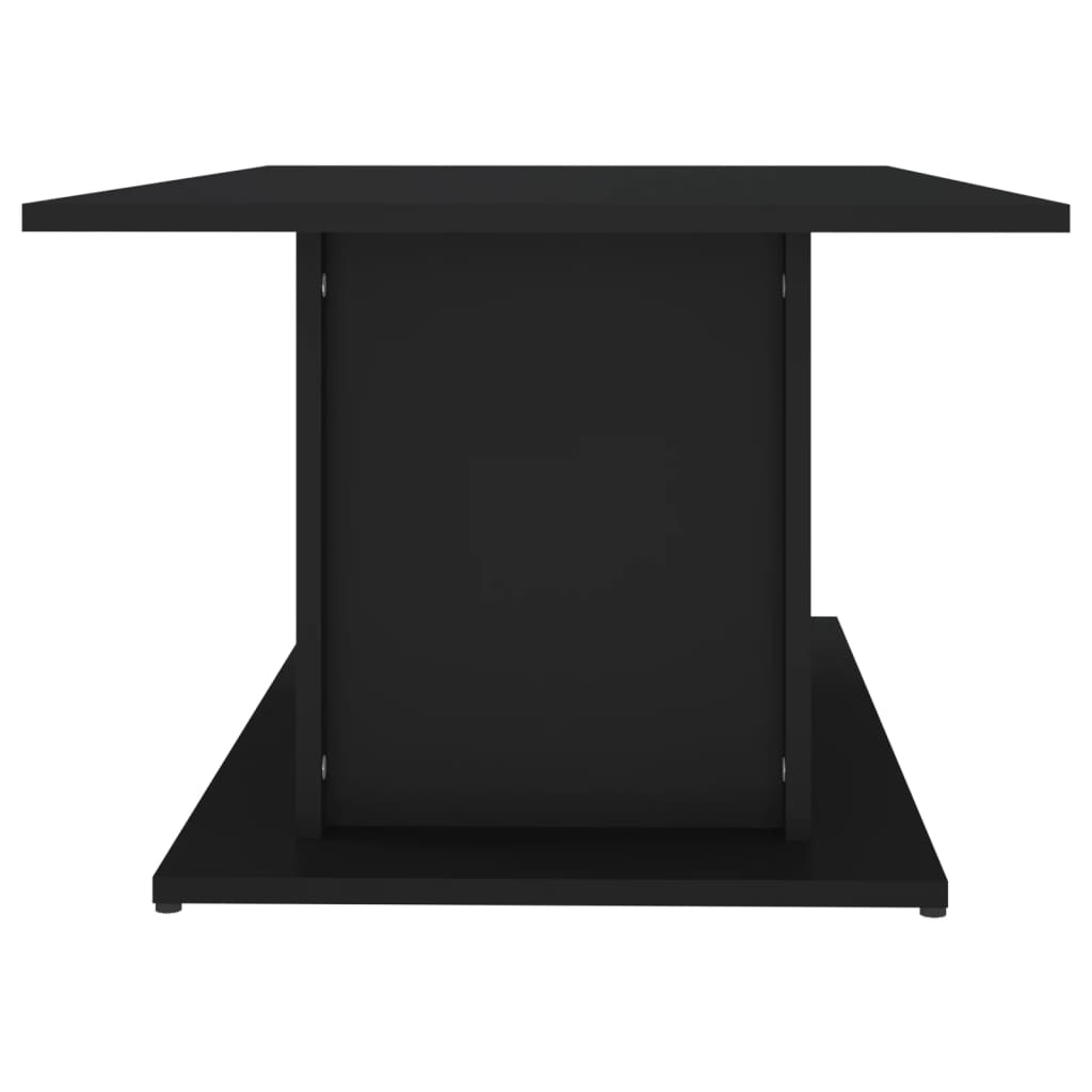 Mesa de centro 102x55,5x40 cm contraplacado preto