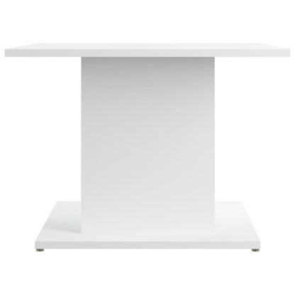 Mesa de centro 55,5x55,5x40 cm contraplacado branco