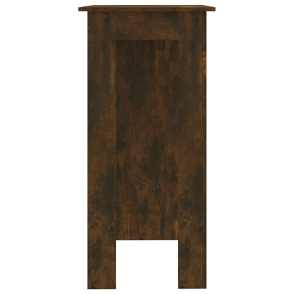 Mesa de Bar Turpe com 3 Prateleiras de 102 cm - Madeira Rústica - Design Moderno