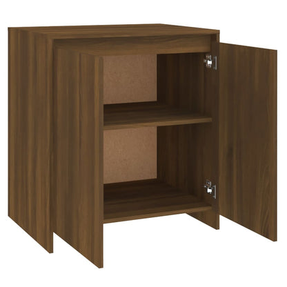 Aparador Endy com 2 Portas de 70 cm - Castanho - Design Moderno