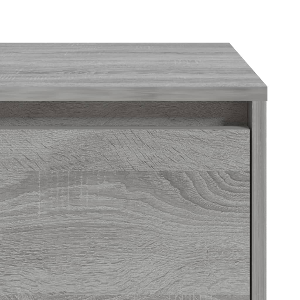 Mesa de Cabeceira Tolie - Cinzento - Design Moderno