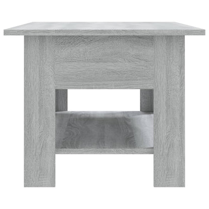 Mesa de centro 102x55x42 cm aglomerado cor sonoma cinzento