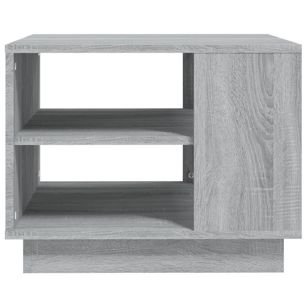 Mesa de centro 55x55x43 cm aglomerado cor sonoma cinzento