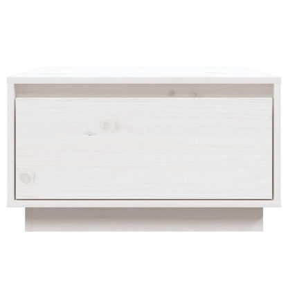 Mesa de centro 55x56x32 cm pinho maciço branco